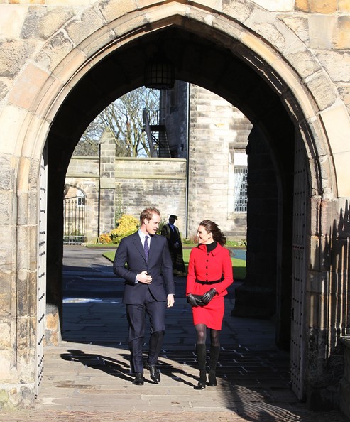 Принц Уильям и Кейт Миддлтон в университете St Andrews, где они познакомились 