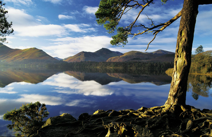 Derwentwater, Cumbria, from Friar's Crag Derwentwater, Cumbria, from Friar's Crag