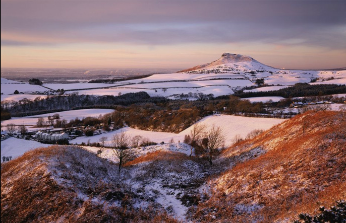 Roseberry Topping, North Yorkshire towards Teesside Roseberry Topping, North Yorkshire towards Teesside