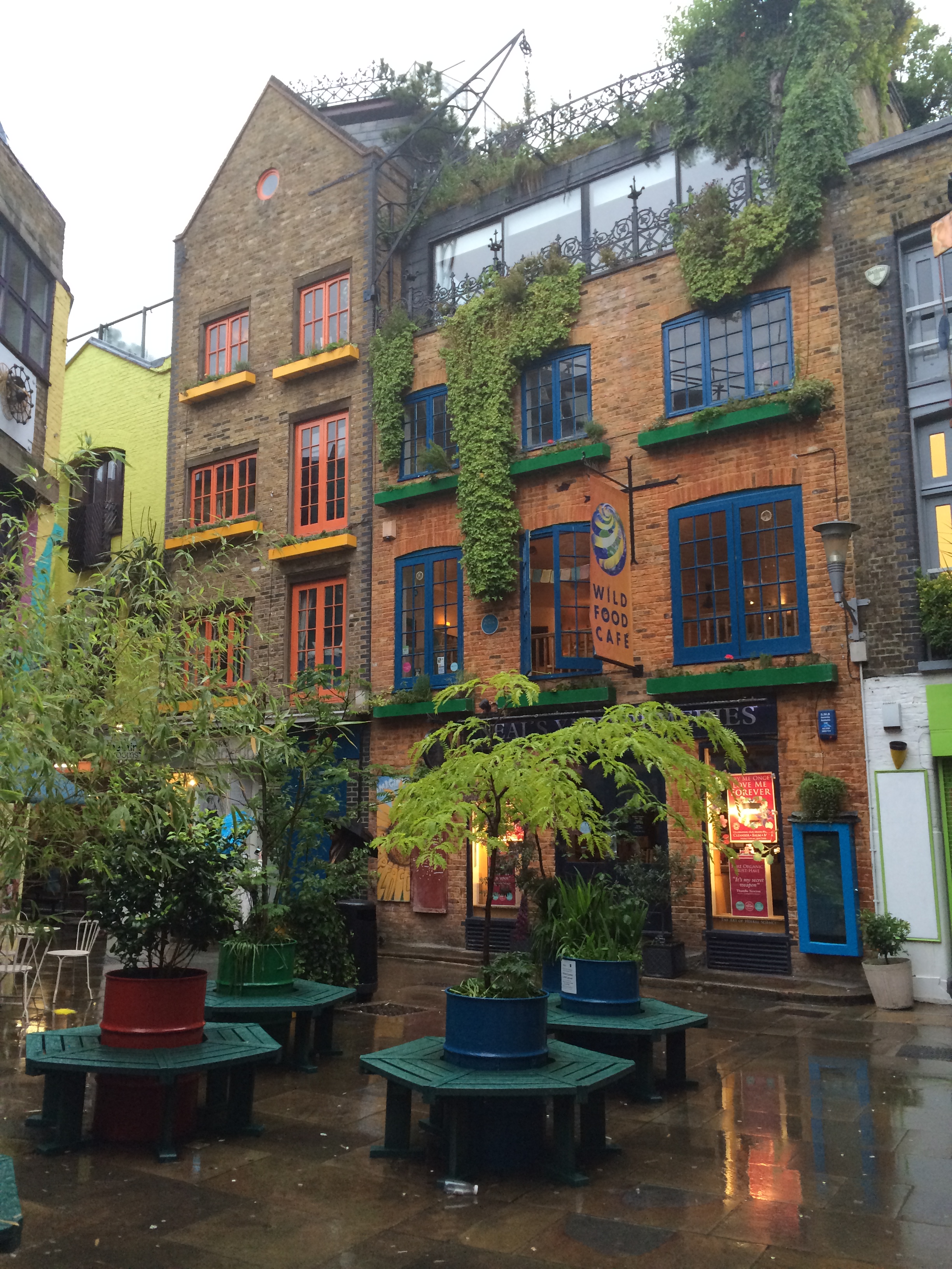 Neal's Yard – живописный, яркий лондонский дворик с магазинами. Здесь светло даже в самый пасмурный лондонский день