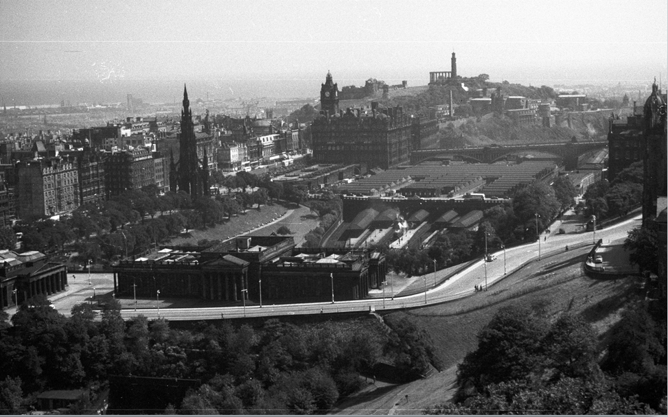 Историческое фото Эдинбурга